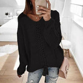 Loose Knit Top Sweater